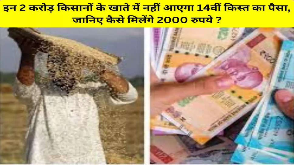 इन 2 करोड़ किसानों के खाते में नहीं आएगा 14वीं किस्त का पैसा, जानिए कैसे मिलेंगे 2000 रुपये ?